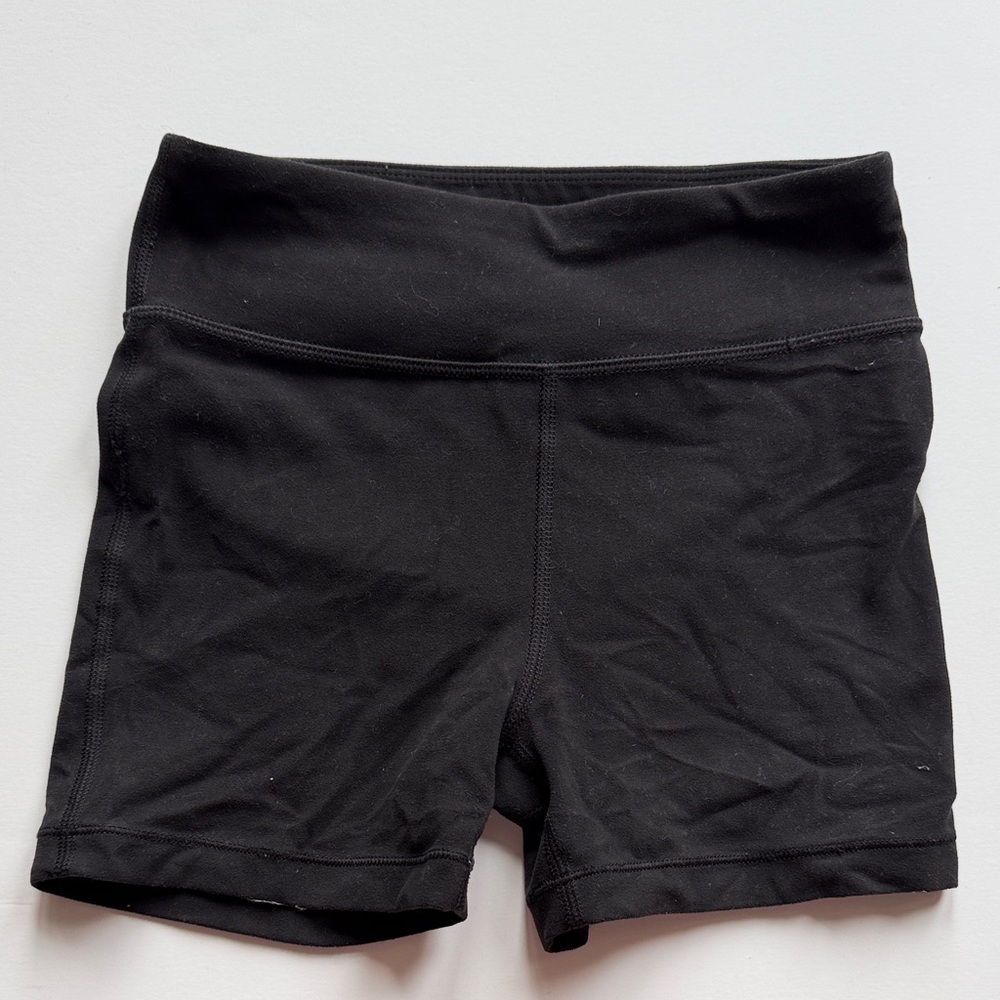 Athleta Girl size 8-10 Black Bike Shorts